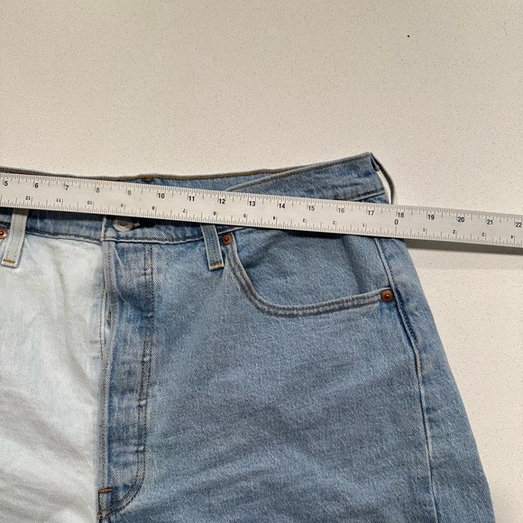 Levi's 501 Origin of Two Minds Original Stretch Shorts sz W34 - Picture 11 of 13